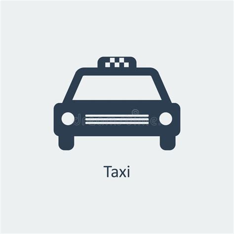 Taxi Icon Vector Stock Vector Illustration Of Background 92676456