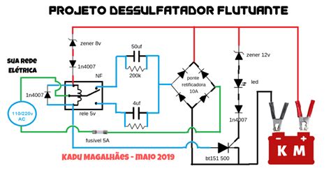 Apresentamos Um Novo Projeto Carregador Capacitivo De Baterias Carga