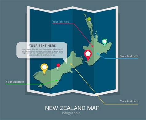 Vector New Zealand Map Infographics 172912 Vector Art At Vecteezy