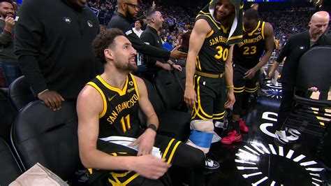 Klay Thompson Hits Shimmy After 3 Pointer In Warriors Vs Pacers Game