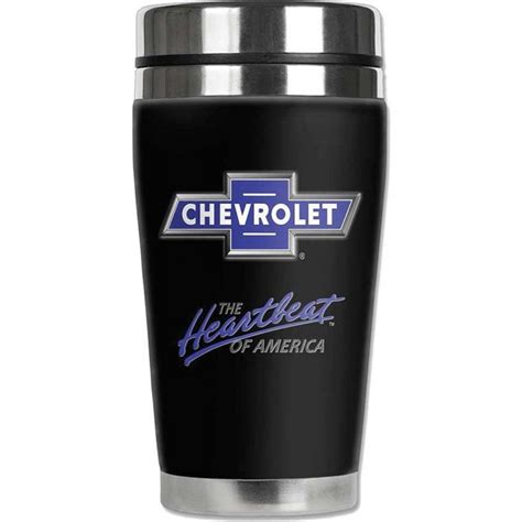 Chevrolet Travel Mug Mugzie Hot Or Cold With Heartbeat Logo