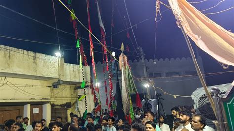 Live Azadari Sirsi 4 Muharram Juloose Alam Sirsi Sadat 2024