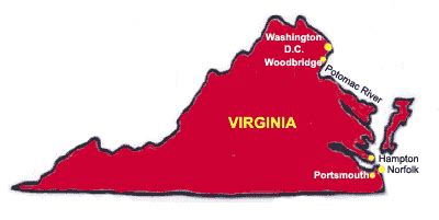 Map Of Virginia And Washington Dc - Maps For You