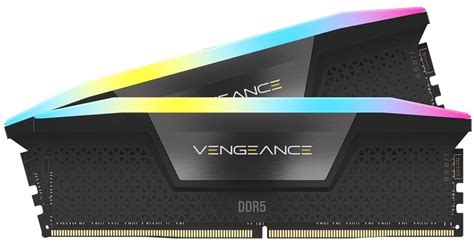 CORSAIR VENGEANCE RGB 32GB 2x16GB DDR5 RAM 6400MT S CL32 Memory Kit