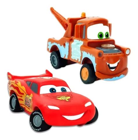 Carrinho Relâmpago Mcqueen Tow Mater Cars Disney Coleção