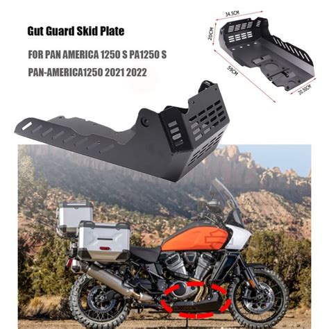 New Motorcycle Skid Plate Belly Pan Engine Bash Plate Protection For