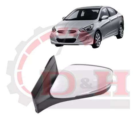 Espejo Izquierdo C Luz Shm Hyundai Accent Rb 2011 2021 1r Cuotas Sin