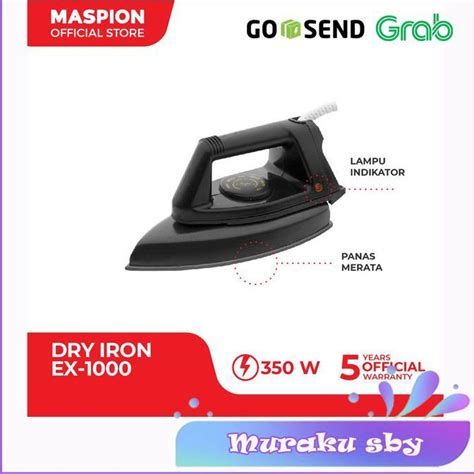 Setrika Listrik Maspion Automatic Iron EX 1000 350 Watt Lazada