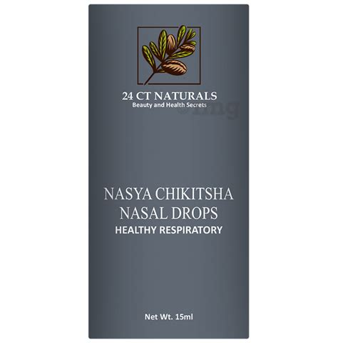 24 CT Naturals Nasya Chikitsha Nasal Drops Buy Bottle Of 15 0 Ml Nasal