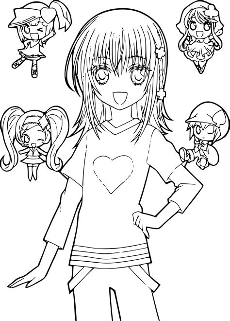 Anime Coloring Pages Shugo Chara Wallpaper