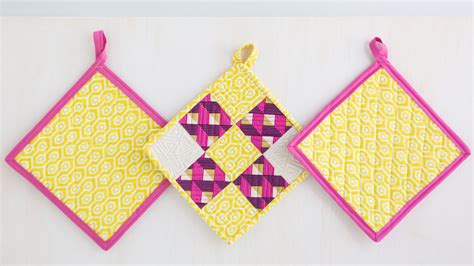 How To Sew Potholders By Ashley Nickels Creativebug