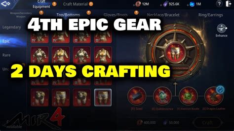 Crafting Th Epic Gear In Days Mir Tagalog Youtube