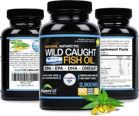 Aspen Hill Labs Wild Caught Humboldt Current Aceite De Pescado Omega De