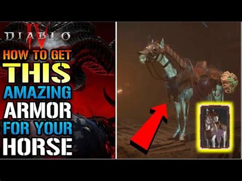 Diablo 4 How To Get This Amazing Armor For Your Mount Barding Of