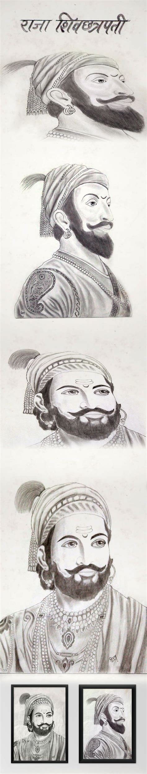 Chhatrapati Shivaji Maharaj Sketchs on Behance