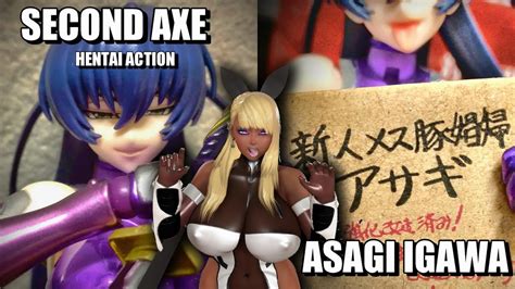 Dynamic X Erotic Taimanin Asagi Igawa Metallic Ver Second Axe