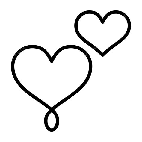 Icono De La Línea Del Corazón Vector Png Icono Del Corazón Sentimientos Corazón Png Y Vector