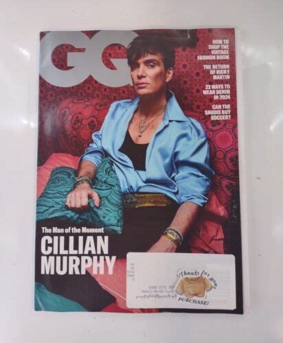 Gq Magazine Usa March Cillian Murphy Brand New