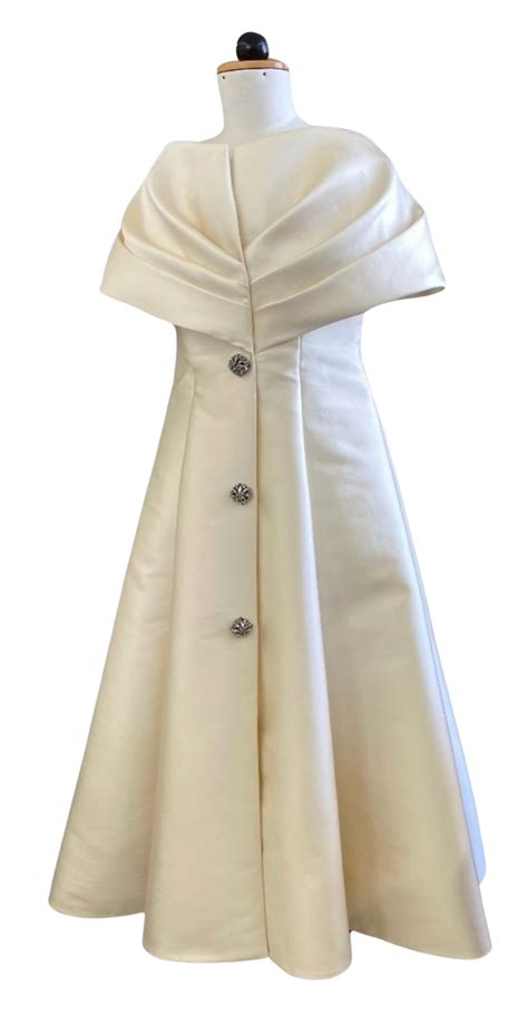 Natan Couture Silk Shantung Coat Dress Ufo No More