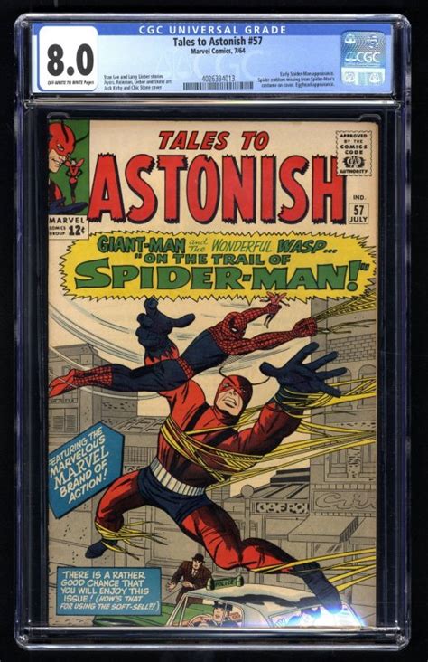 Tales To Astonish 57 CGC VF 8 0 Early Spider Man Appearance Full