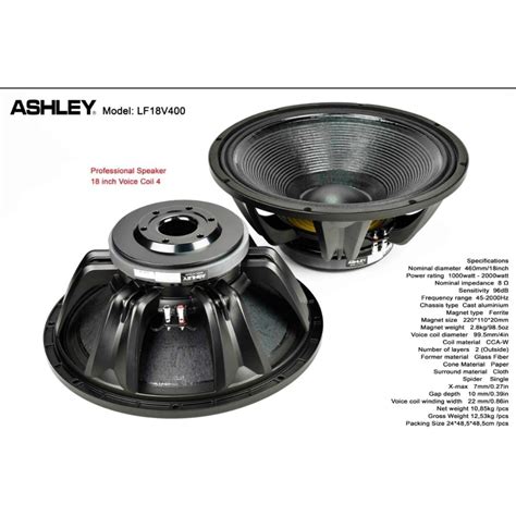 Jual Speaker Component Ashley Lf V Lf V Inch Original