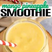 Mango Pineapple Smoothie Real Housemoms