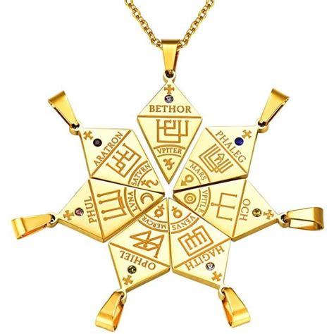 M Daille Talisman Archanges Personnalisable Pendentif Sceau Des