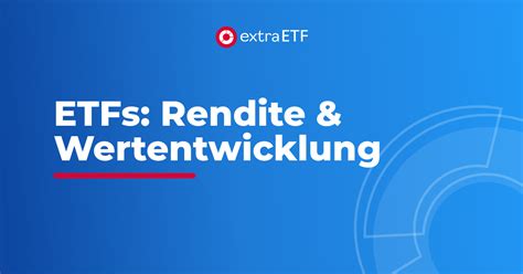 ETFs Rendite Wertentwicklung