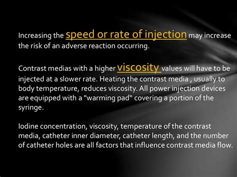 Contrast media & reaction