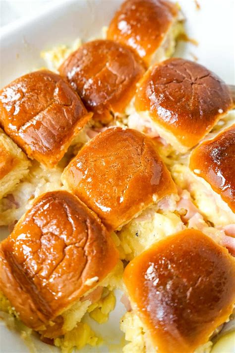 Hawaiian Roll Breakfast Sliders Get On My Plate