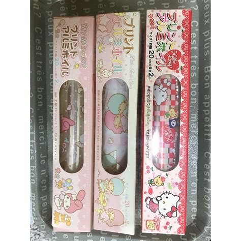 日本三麗鷗 美樂蒂雙子星 Hello Kitty 鋁箔紙 蝦皮購物