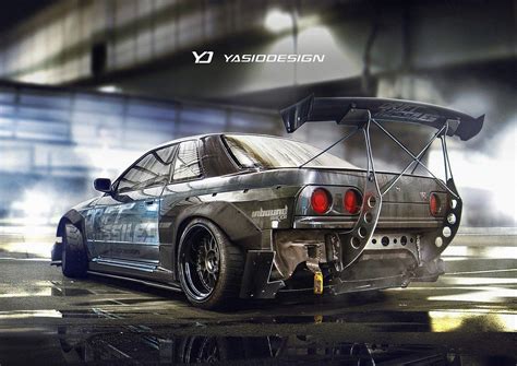 R32 Black Wallpaper Drift Gt R Wallpapers Japan Black Skyline Images