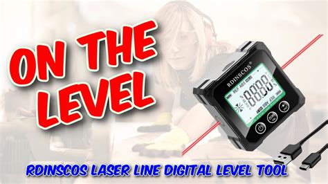 RDINSCOS Laser Line Digital Level Tool Review YouTube