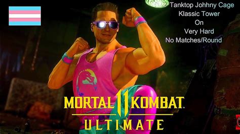 Mortal Kombat 11 Ultimate Tanktop Johnny Cage Klassic Tower On Very Hard No Matchesrounds