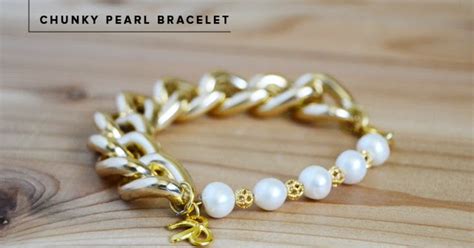 DIY: Chunky Pearl Bracelet - Minted Strawberry