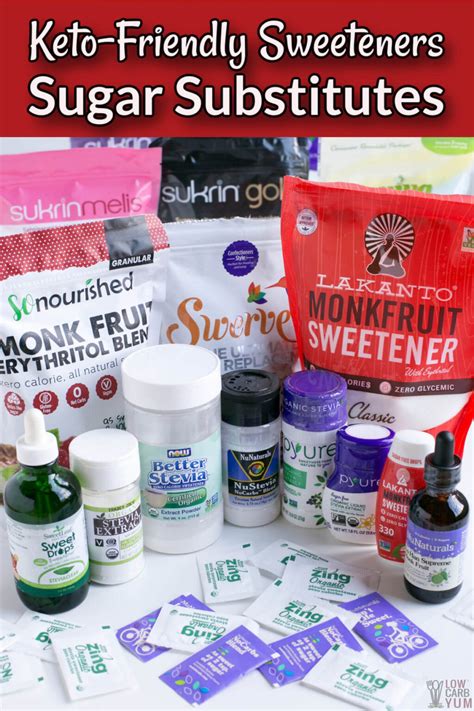 The Best Keto Sweeteners And Low Carb Sugar Substitutes Low Carb Yum