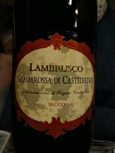 Formigine Pedemontana Lambrusco Grasparossa Di Castelvetro Secco