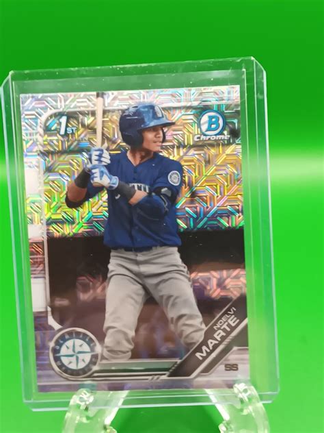 2019 Bowman Chrome Noelvi Marte Mega Box Mojo Refractor EBay