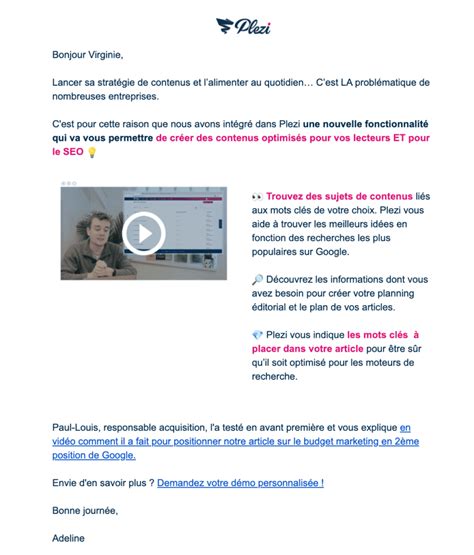 Exemples Demailing Inspirants Pour Le B B