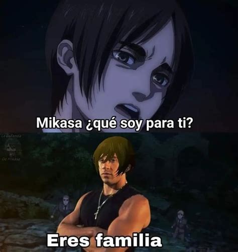 Mikasa Qu Soy Para Ti Eres Familia Memes