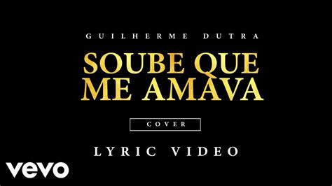 Guilherme Dutra Soube Que Me Amava Cover Aline Barros Official