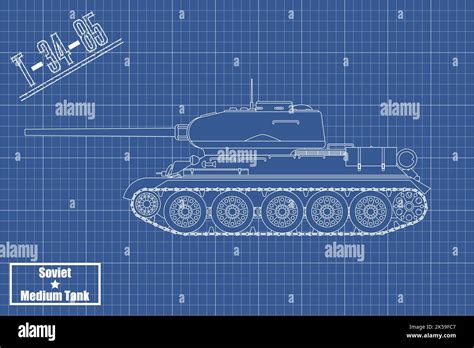 Plano De Tanque Militar Vector De Ilustraci N De Veh Culo Imagen