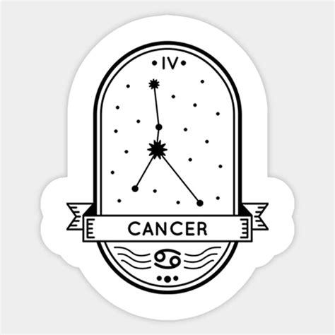 Zodiac Sign Cancer Zodiac Signs Sticker Teepublic