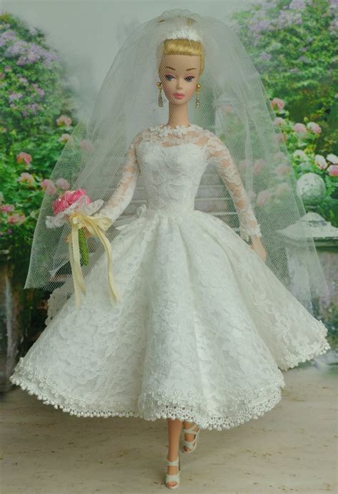 Pin By Diane Klein On Barbie Clothes Barbie Wedding Dress Dress Barbie Doll Barbie Bridal