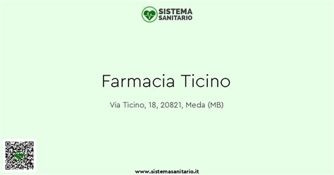 Farmacia Ticino A Meda MB SistemaSanitario It