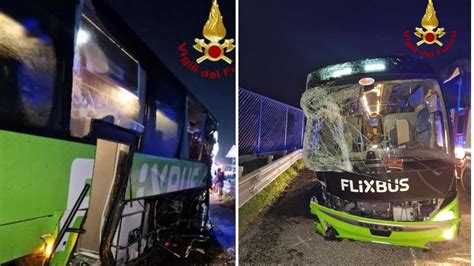 Incidente Sull A Pullman Flixbus Si Schianta Morto Un Enne