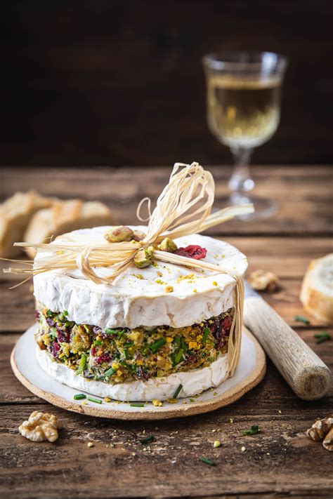 Camembert Farci Aux Pistaches Noix Et Cranberries Madamcadamia