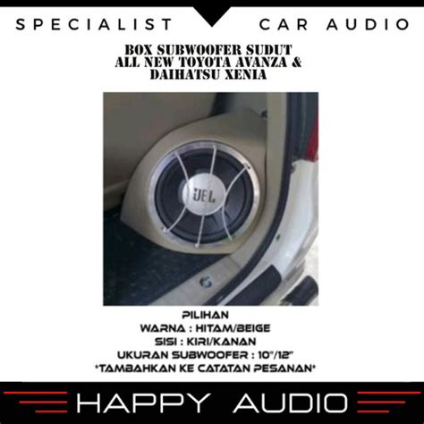 Jual Box Sudut Bahan Mdf Mm Subwoofer Mobil All New Avanza Xenia Hq