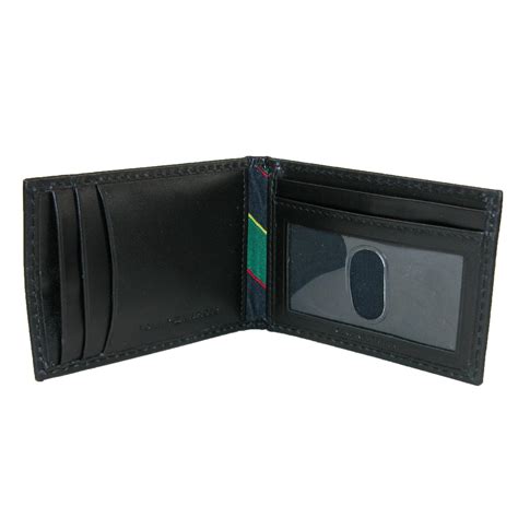 Mens Leather Front Pocket Wallet With Money Clip Ebay