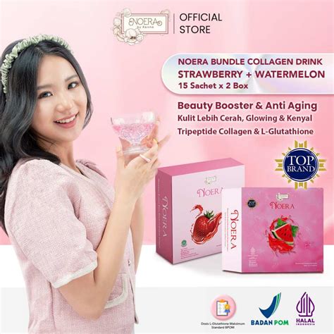 Jual Paket 2 Box Noera Collagen Drink Minuman Kolagen Glutathione